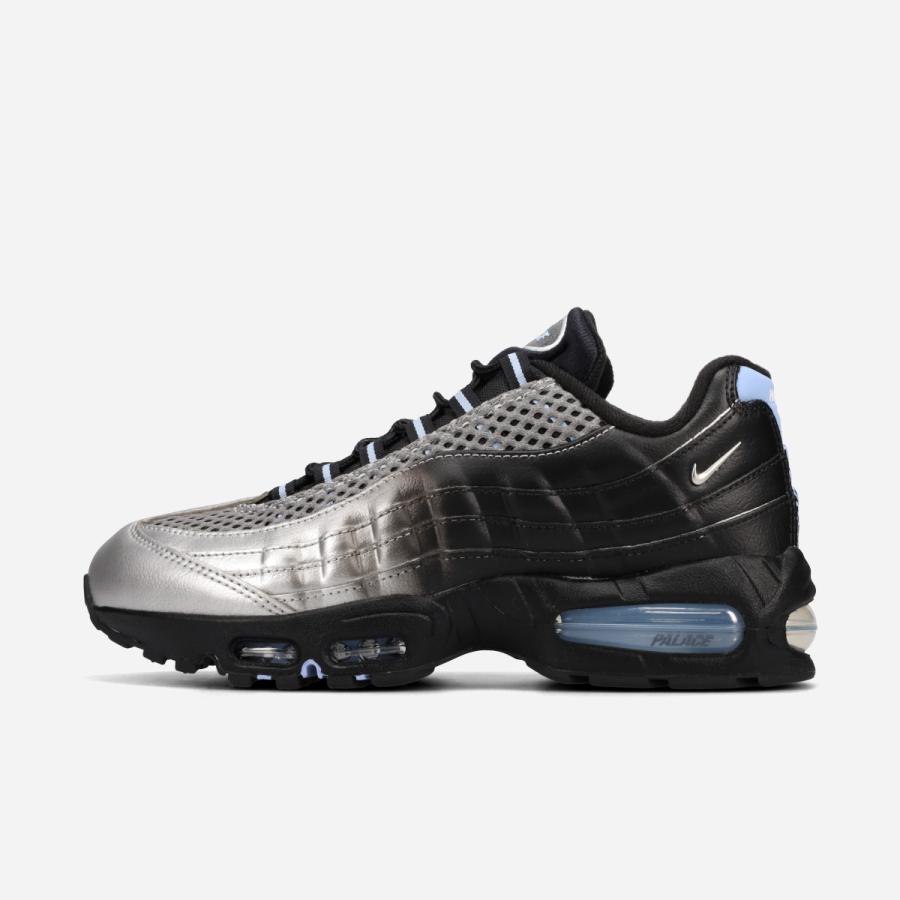 【10%OFF】  NIKE AIR MAX 95 × PALACE SKATEBOARDS ナイキ エア マックス 95 × パレス スケートボード METALLIC SILVER/ALUMINUM/BLACK ブラック IQ7708-095の画像