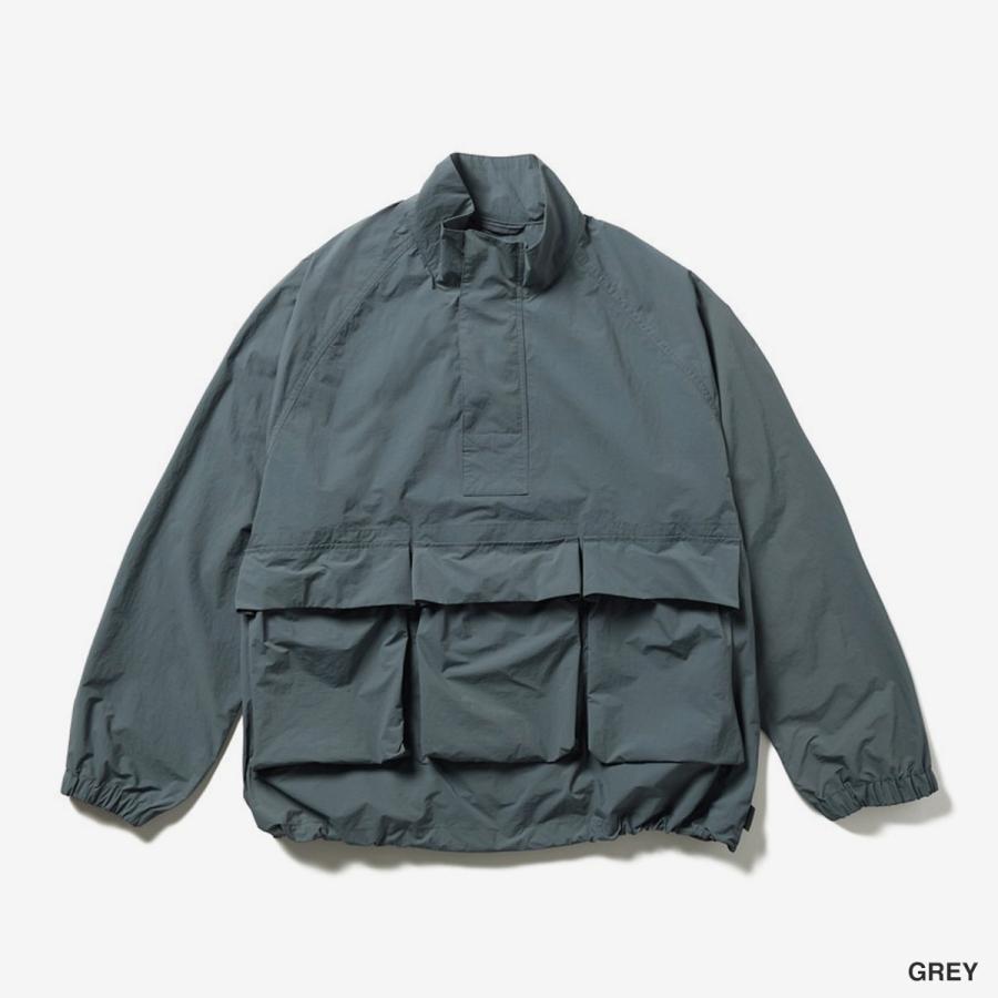 美品  Peak スノーピーク ナイロンタッサー アノラック グレー snow peak SNOW PEAK NYLON TUSSAH ANORAK スノーピーク