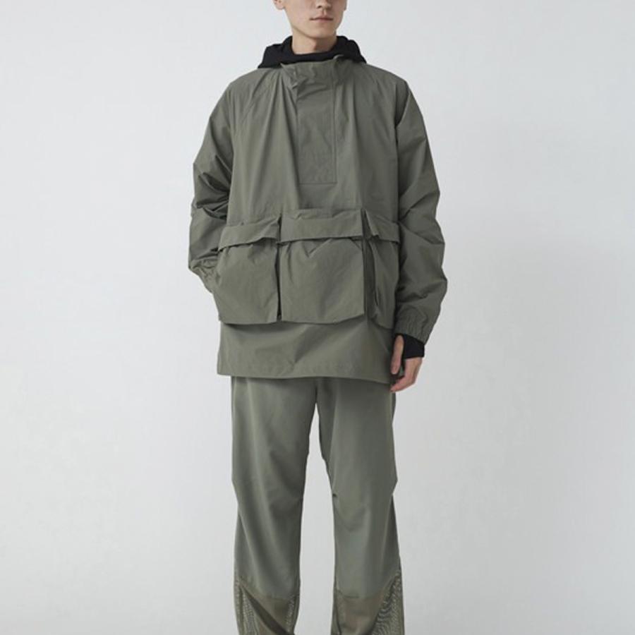 美品  Peak スノーピーク ナイロンタッサー アノラック グレー snow peak SNOW PEAK NYLON TUSSAH ANORAK スノーピーク