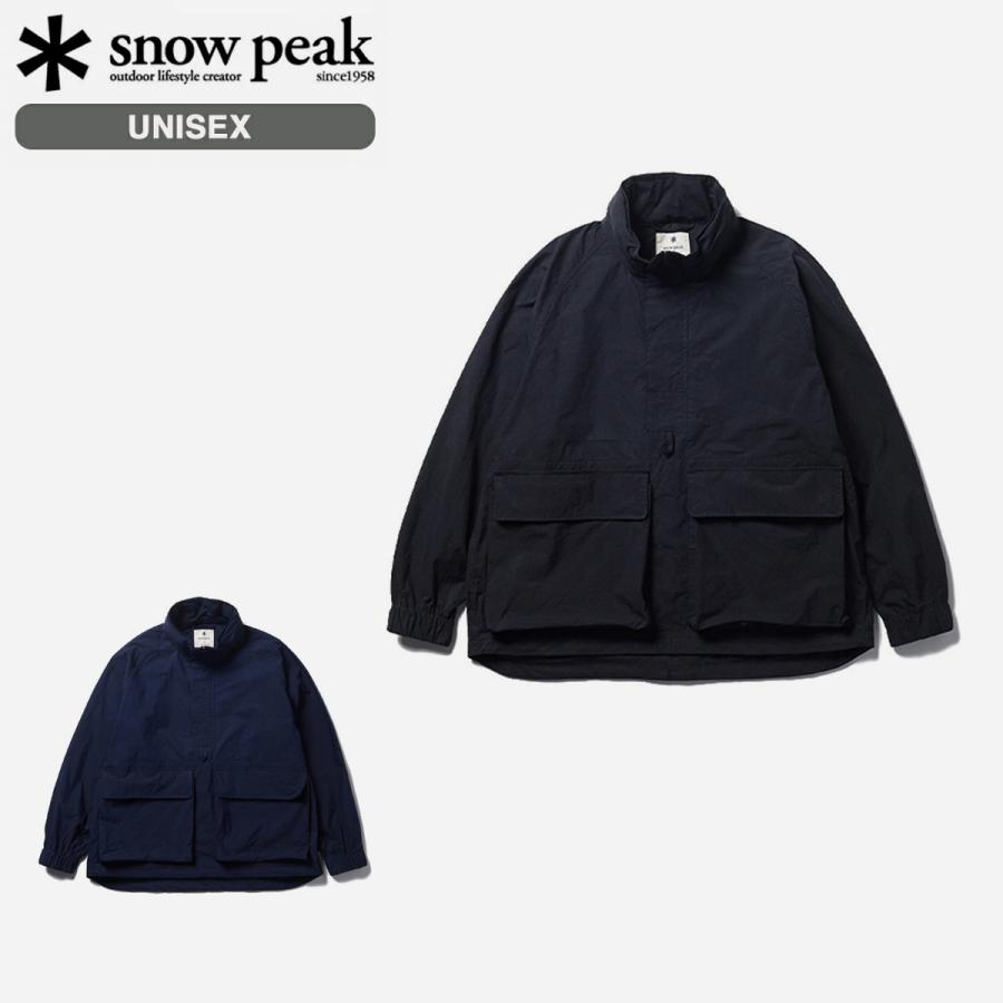 値下げ　peak アノラックジャケット snow peak SNOW PEAK INDIGO C/N ANORAK スノーピーク