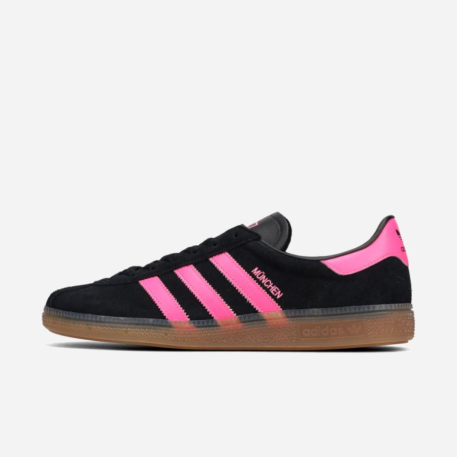 【30%OFF】 adidas MUENCHEN アディダス ミュンヘン メンズ レディース CORE BLACK/LUCID PINK/GUM ブラック JS4000 | adidas Originals | 03