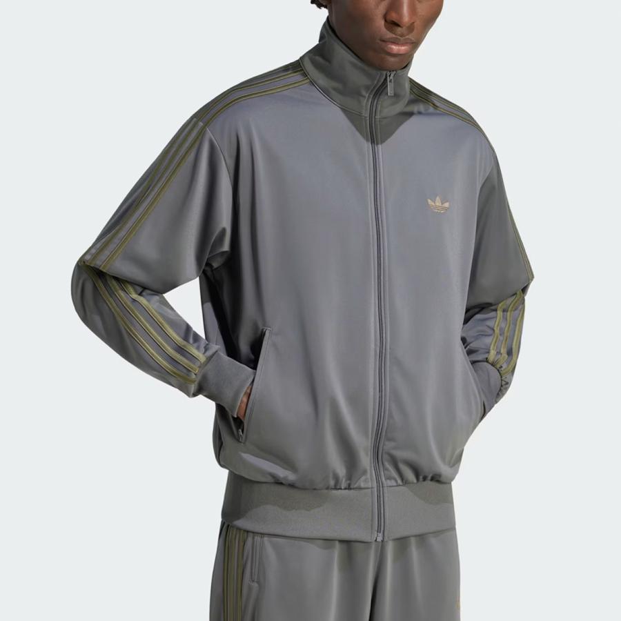 adidas ファイヤーバード ベロア トラックトップ グレー L adidas Originals FIREBIRD TRACK TOP アディダス ファイヤーバード