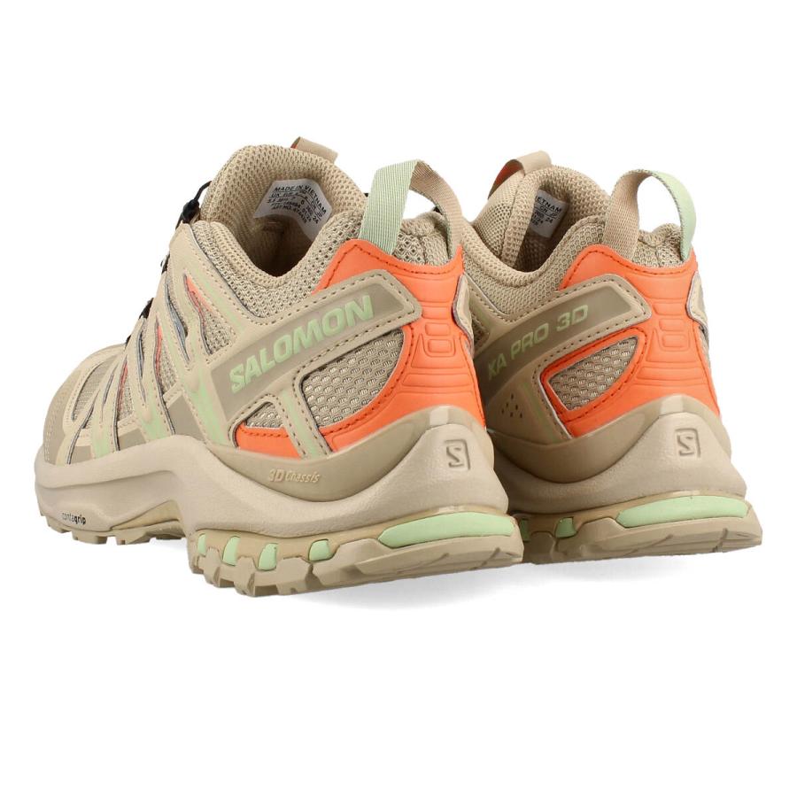 SALOMON XA PRO 3D サロモン エックスエー プロ 3D レディース WHITE PEPPER/FRESH SALMON/CELADON GREEN カーキグリーン L47442800｜lowtex｜03