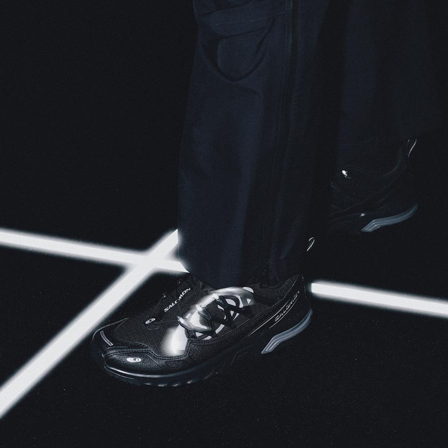 靴 SALOMON ACS + NIGHT Black/Turbulence/ SALOMON ACS + NIGHT Black/Turbulence/Ftw Silver（サロモン