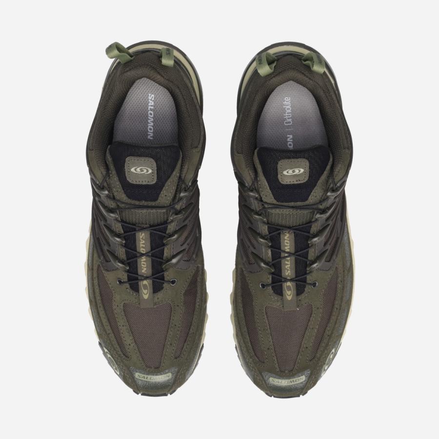 SALOMON ACS PRO LTR サロモン プロ レザー メンズ PEAT/DEEP SALOMON ACS PRO LTR サロモン プロ レザー メンズ PEAT/DEEP
