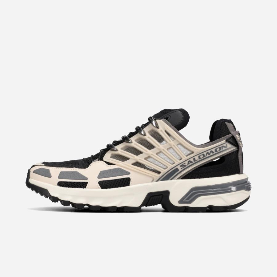 SALOMON ACS PRO SHELL サロモン ACS プロ シェル メンズ レディース RAINY DAY/BLACK/CASTLEROCK グレー L47957000の画像