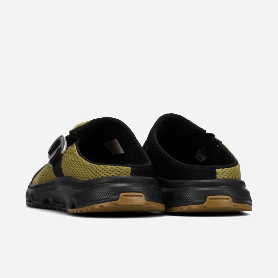 SALOMON RX SLIDE 3.0 NOMAD サロモン リラックス スライド 3.0 ノマド メンズ レディース BLACK/WILLOW カーキグリーン L49159200の画像