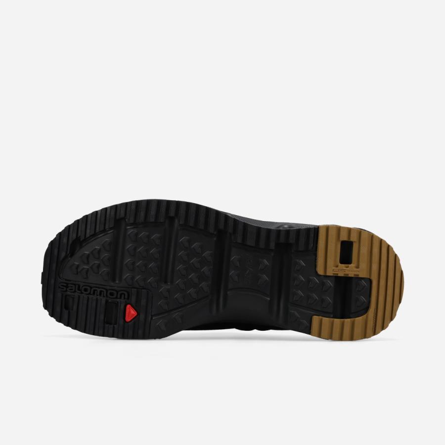 SALOMON RX SLIDE 3.0 NOMAD サロモン リラックス スライド 3.0 ノマド メンズ レディース BLACK/WILLOW カーキグリーン L49159200の画像