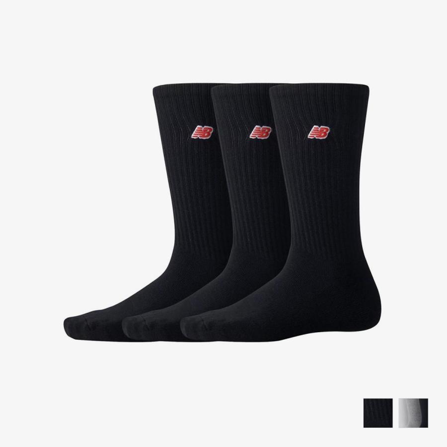 NEW BALANCE PATCH LOGO 3P SOCKS ニューバランス パッチロゴ 3P ソックス メンズ las33763 | New Balance