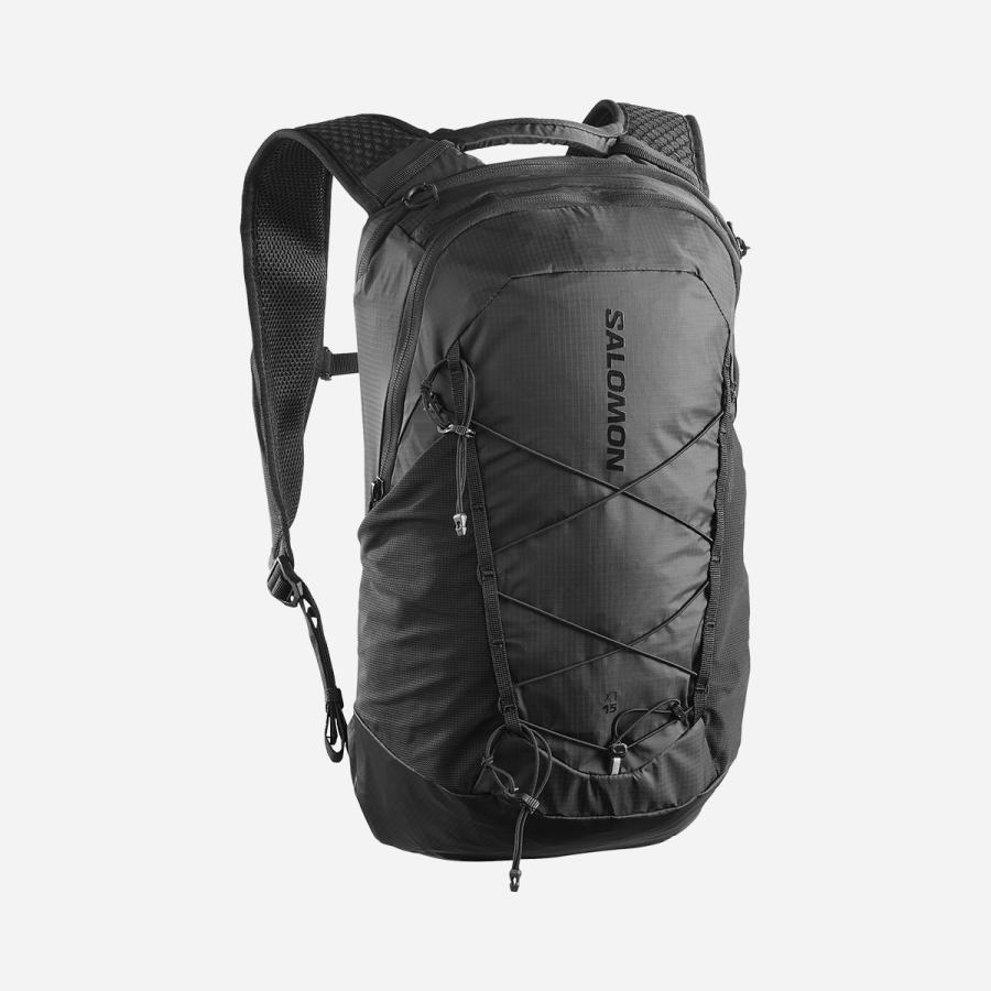 【新品未使用フラスク2個付き】SALOMON ブラック SALOMON（サロモン） 『クーポン抽選最大25％OFF』SALOMON ACS+