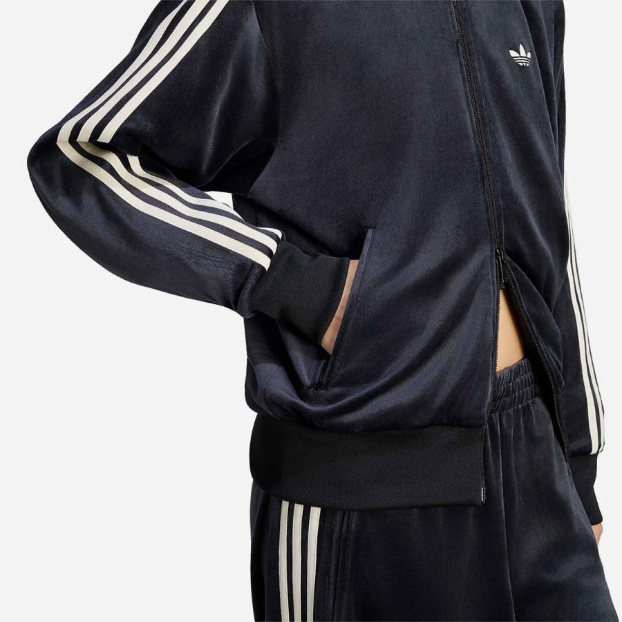 adidas FIREBIRD VELOUR TRACK TOP アディダス ファイヤーバード ベロア トラックトップ メンズ レディース BLACK ブラック LC8070 | adidas Originals | 05