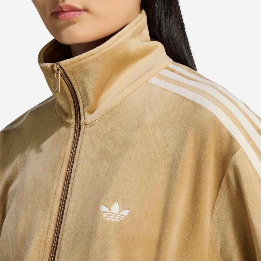 adidas FIREBIRD VELOUR TRACK TOP アディダス ファイヤーバード ベロア トラックトップ メンズ レディース CARDBOARD ベージュ LC8071 | adidas Originals | 04