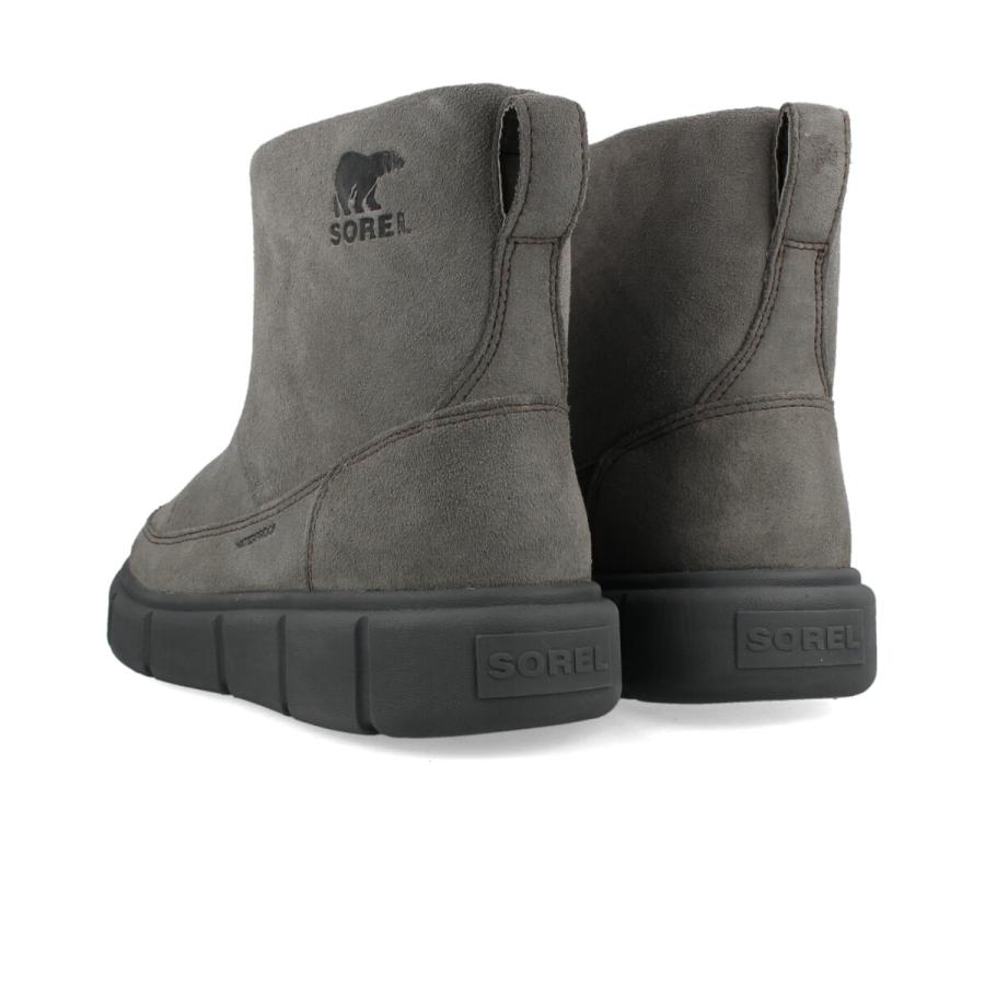 SOREL EXPLORER III SLIP-ON WATERPROOF ソレル エクスプローラー3 スリッポン ウォータープルーフ レディース QUARRY/SEA SALT グレー NL5122-052