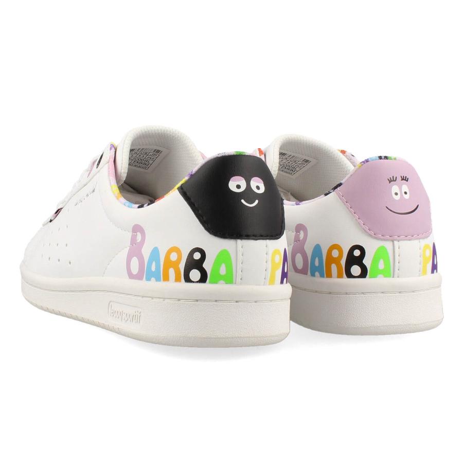 le coq sportif LA ROLAND SL BARBAPAPA ルコック スポルティフ ラ ローラン SL バーバパパ レディース WHITE ホワイト QY3XJC00BL｜lowtex｜03