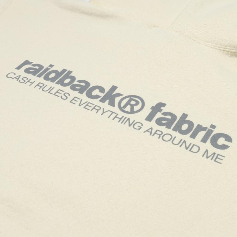 raidback fabric C.R.E.A.M. BILL，Y'ALL Hooded Sweatshirt レイドバック ファブリック フーディー メンズ CREAM ベージュ RB-BILL-H-01-CU