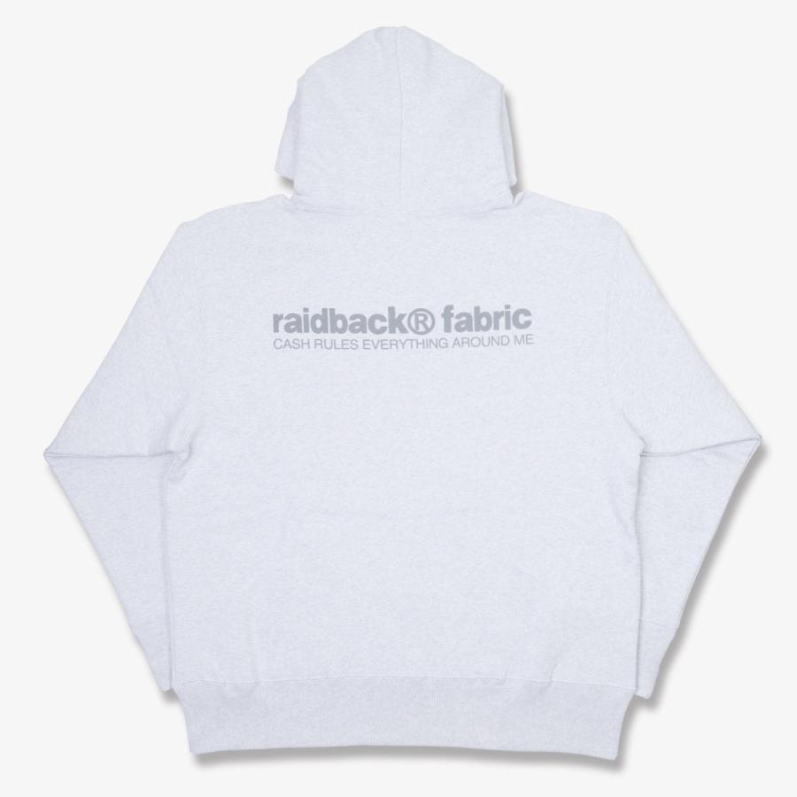raidback fabric C.R.E.A.M. BILL，Y'ALL Hooded Sweatshirt レイドバック ファブリック フーディー メンズ ASH グレー RB-BILL-H-01-ST