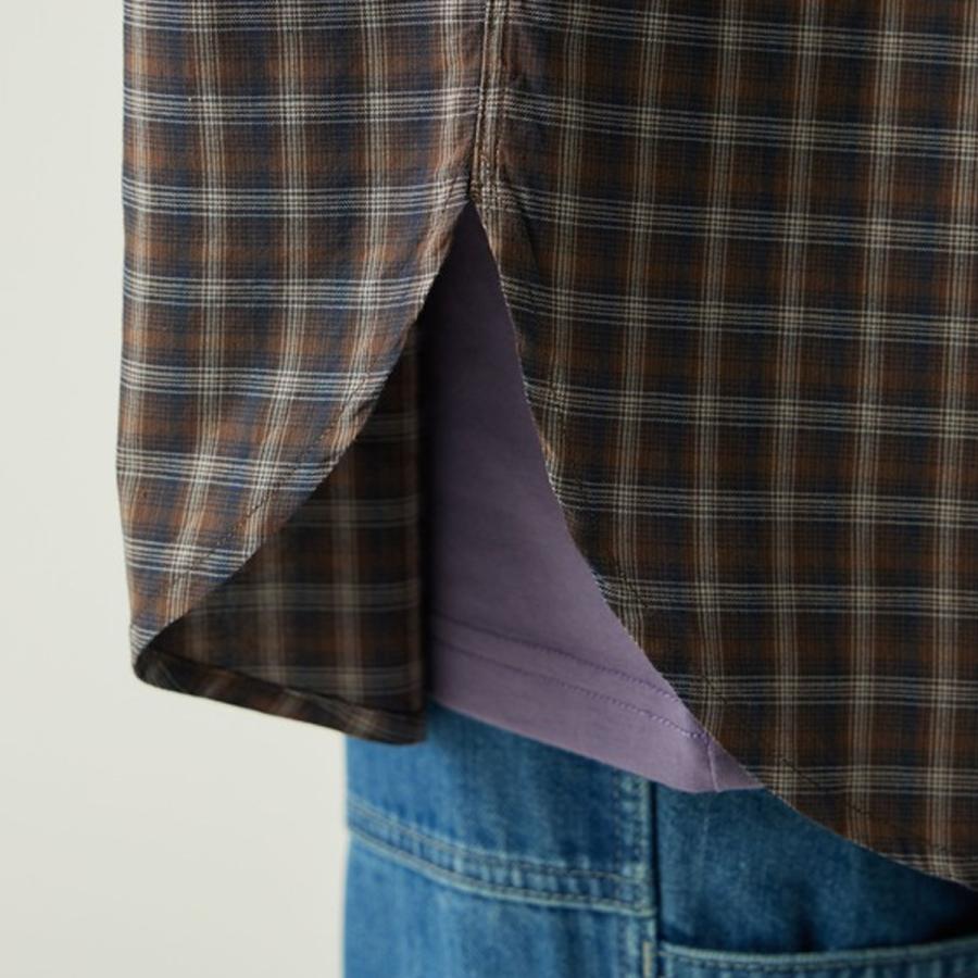 【美品】スノーピーク　チェックシャツ　レディースS snow peak（スノーピーク） 【30%OFF】 SNOW PEAK ORGANIC COTTON