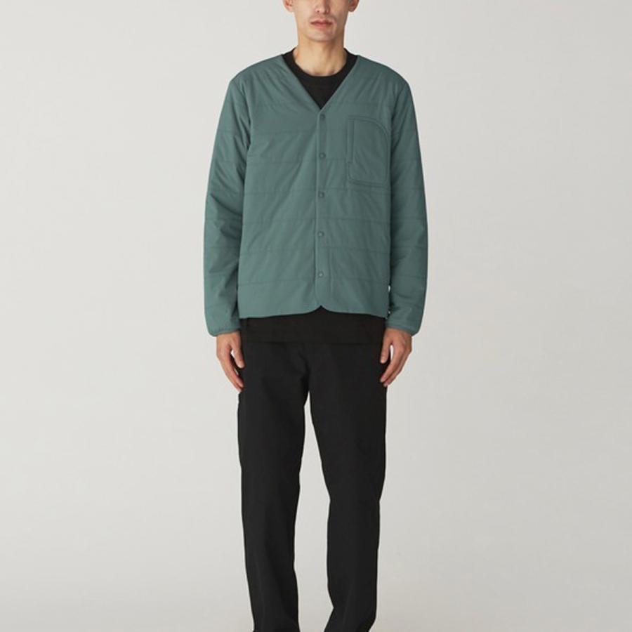 美品 スノーピーク　フレキシブルインサレーションカーディガン カーキ Mサイズ 美品 スノーピーク フレキシブルインサレーションカーディガン