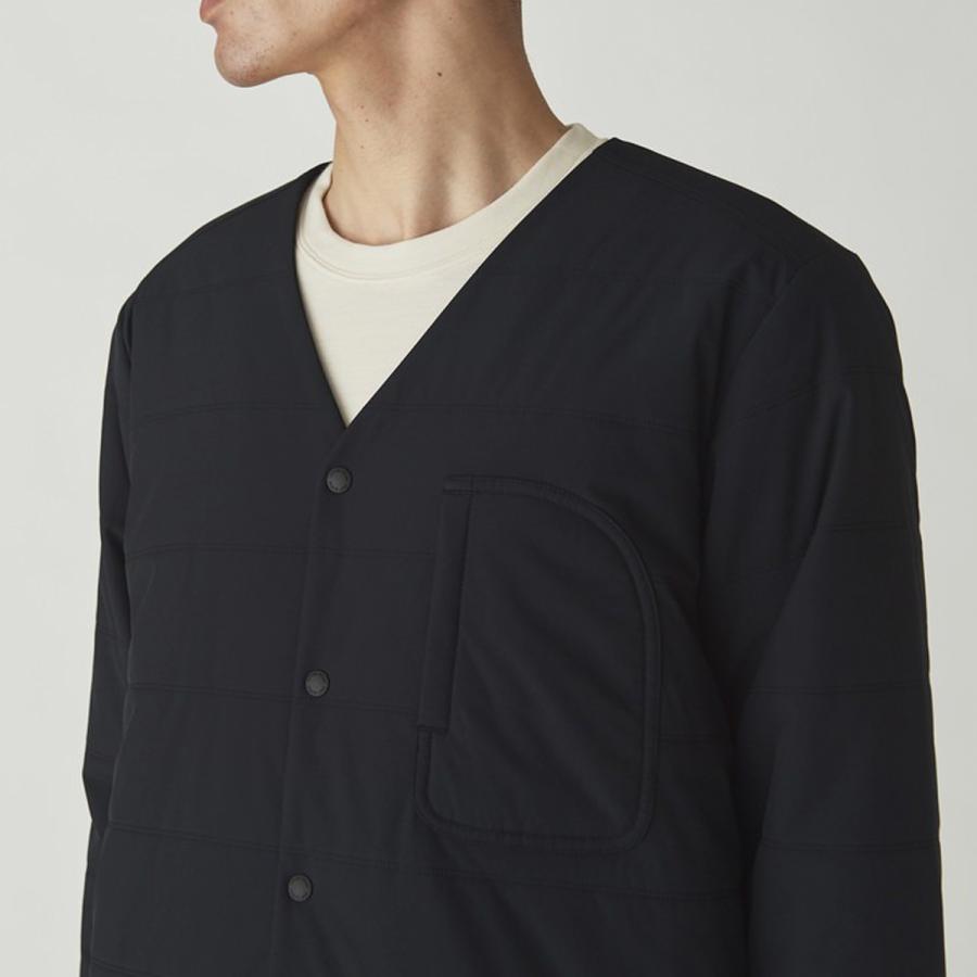 スノーピーク　フレキシブルインサレーションカーディガン ブラック Lサイズ Flexible Insulated Cardigan | snow peak(スノーピーク