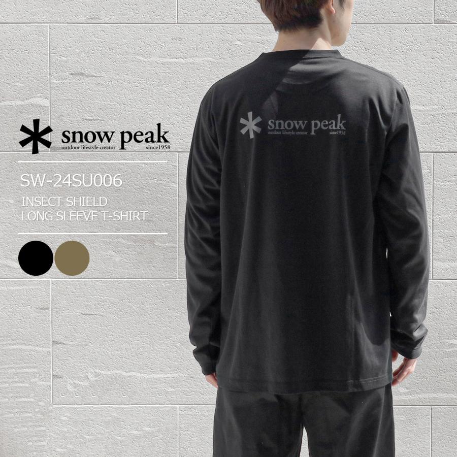 snow peak SNOW PEAK INSECT SHIELD LONG SLEEVE T-SHIRT snow peak SNOW PEAK INSECT SHIELD LONG SLEEVE T-SHIRT