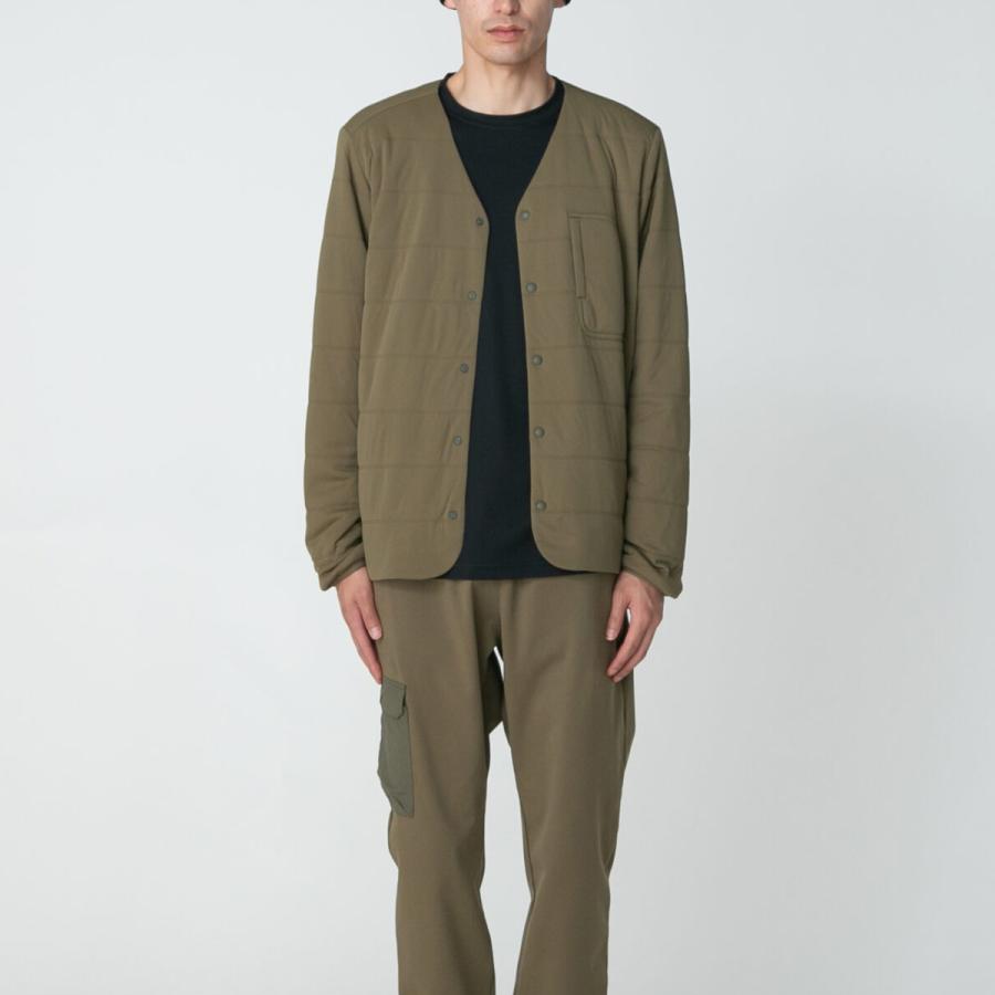 美品 スノーピーク　フレキシブルインサレーションカーディガン カーキ Mサイズ 美品 スノーピーク フレキシブルインサレーションカーディガン