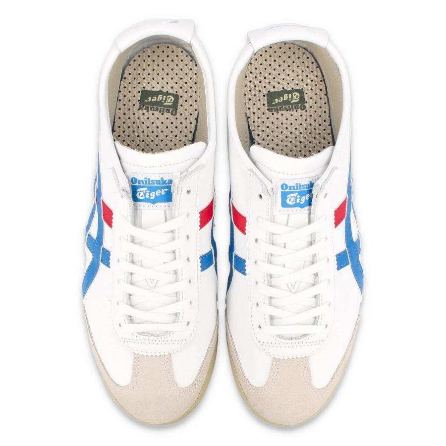 スニーカー メンズ レディース オニツカタイガー メキシコ 66 Onitsuka Tiger MEXICO 66 WHITE/BLUE/RED｜lowtex｜02