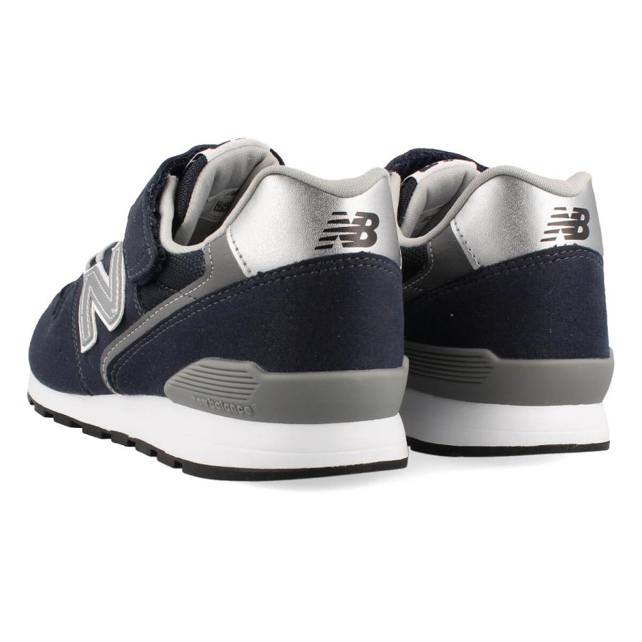 NEW BALANCE YV996 ニューバランス YV996 キッズサイズ ジュニア スニーカー 子供靴 ゴム紐 ベルクロ グレー ブラック ネイビー 17.0cm〜24.0cmの画像