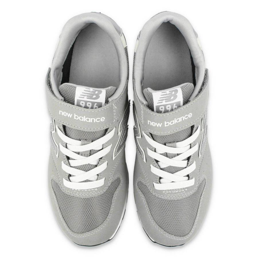 NEW BALANCE YV996 ニューバランス YV996 キッズサイズ ジュニア スニーカー 子供靴 ゴム紐 ベルクロ グレー ブラック ネイビー 17.0cm〜24.0cmの画像
