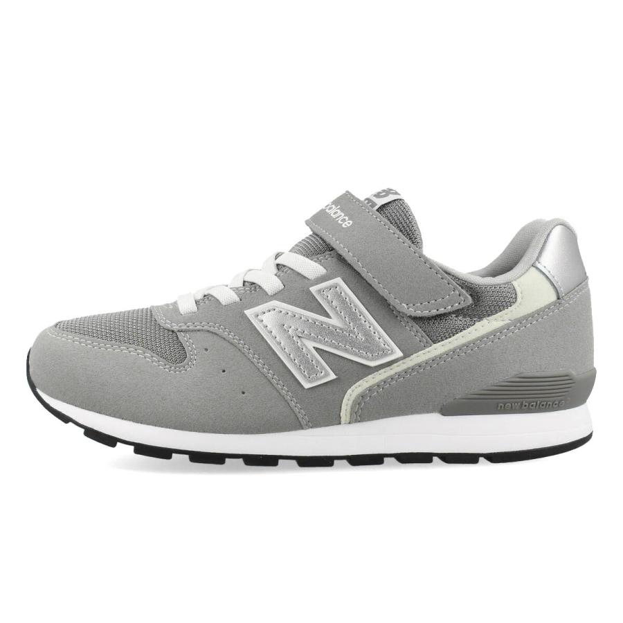 NEW BALANCE YV996 ニューバランス YV996 キッズサイズ ジュニア スニーカー 子供靴 ゴム紐 ベルクロ グレー ブラック ネイビー 17.0cm〜24.0cmの画像
