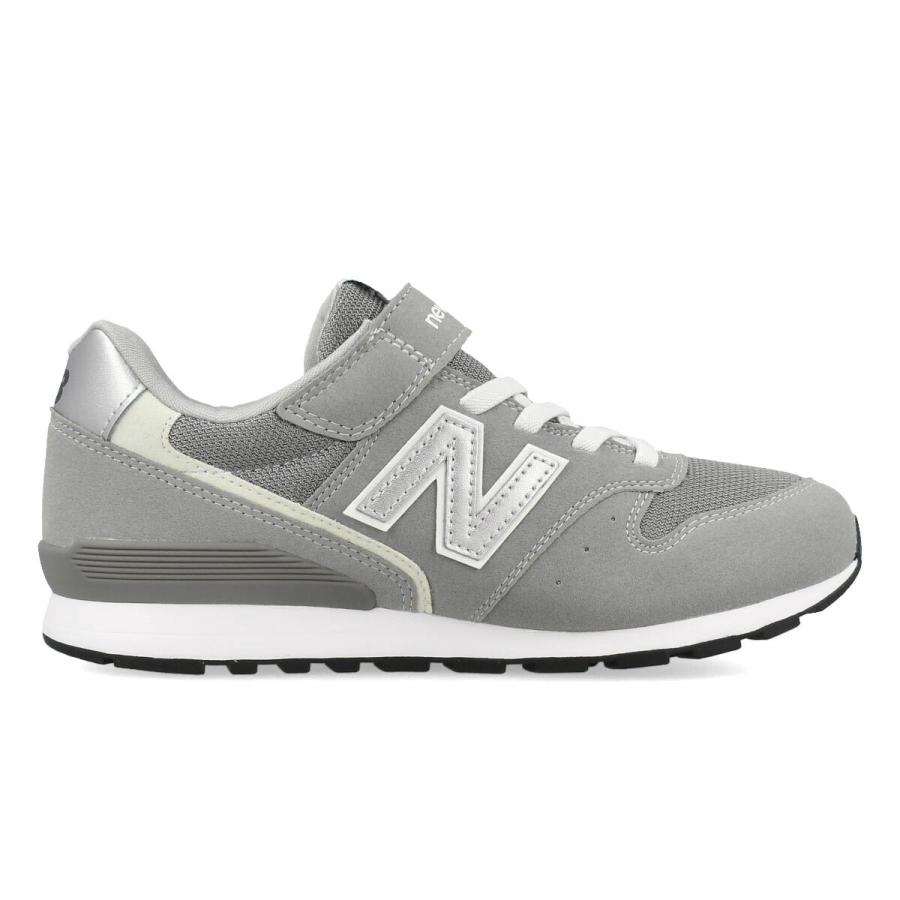 NEW BALANCE YV996 ニューバランス YV996 キッズサイズ ジュニア スニーカー 子供靴 ゴム紐 ベルクロ グレー ブラック ネイビー 17.0cm〜24.0cmの画像