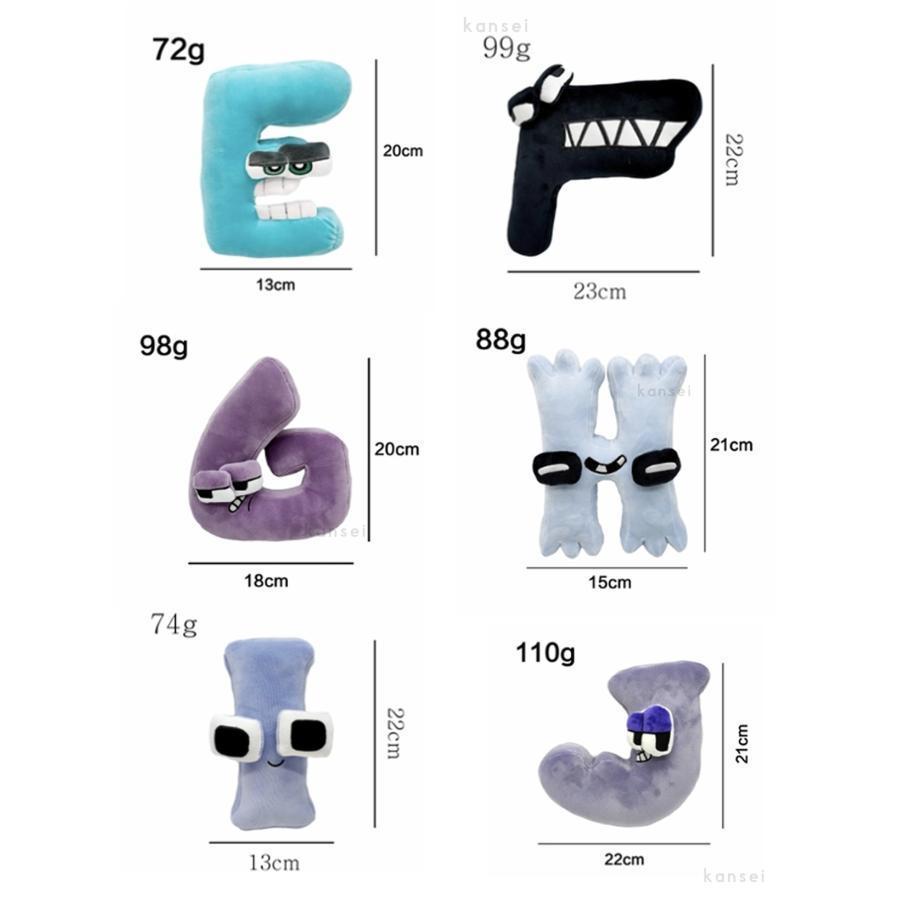 即納 26点セット アルファベット Lore ぬいぐるみ 教育用アルファベットのおもちゃ 文字 ぬいぐるみ アルファベット ロア alphabet lore 誕生日 クリスマス アルファベット ぬいぐるみ