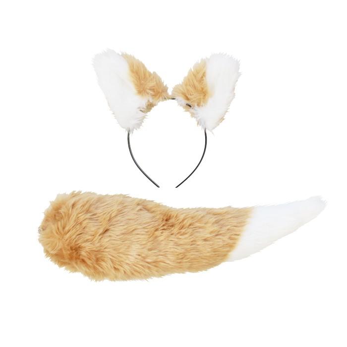 どうぶつカチューシャとしっぽ けもみみしっぽセット きつね/アニマル 動物 なりきり コスプレ 仮装 コスチューム パーティー ハロウィン イースター |  | 04