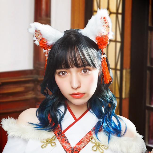 和柄カチューシャ 白猫 909460 |  | 04