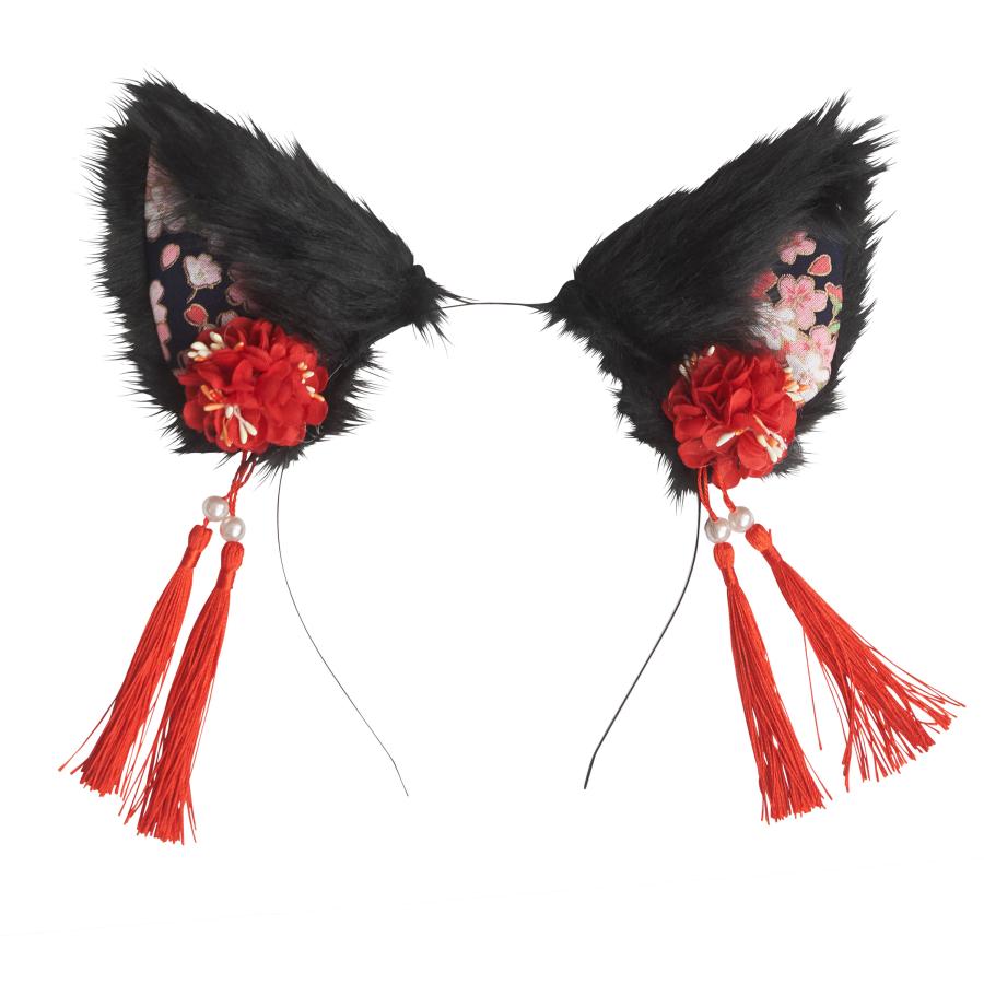 和柄カチューシャ 黒猫 909477 |  | 03