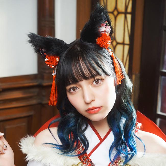 和柄カチューシャ 黒猫 909477 |  | 07