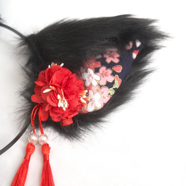 和柄カチューシャ 黒猫 909477 |  | 04