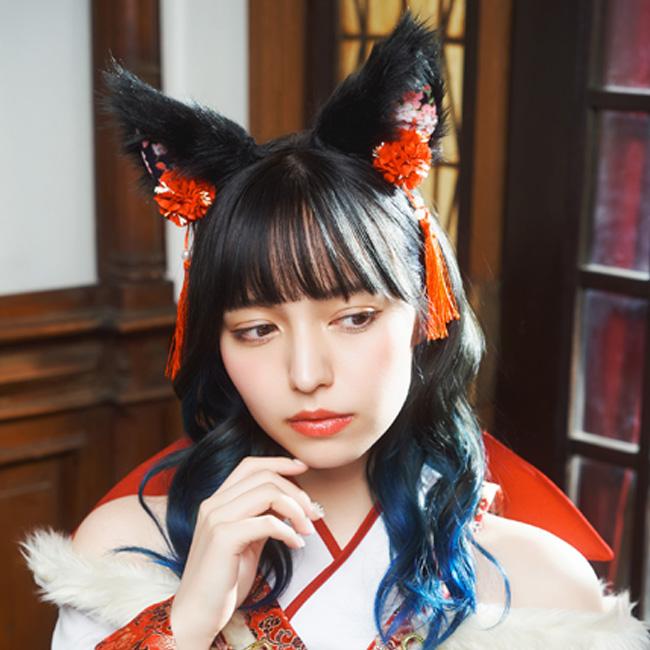 和柄カチューシャ 黒猫 909477 |  | 05