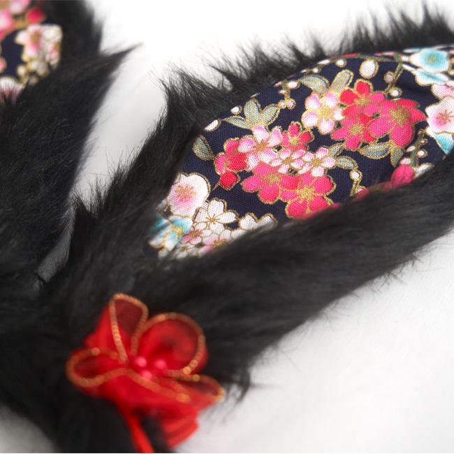 和柄カチューシャ 黒うさぎ 909491 |  | 04