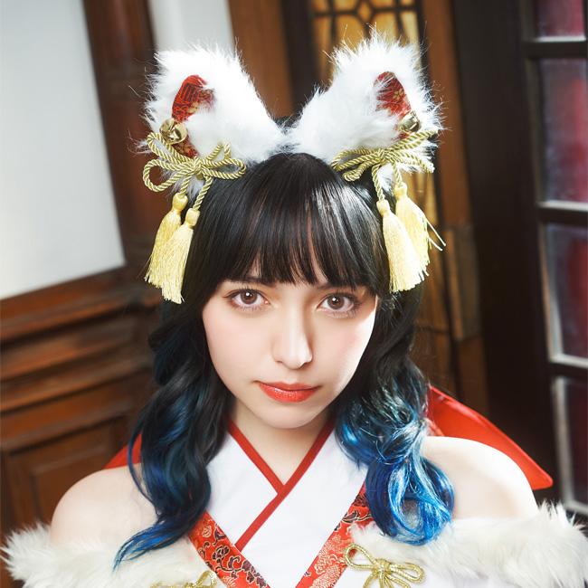 和柄カチューシャ 白狐 909507 |  | 01