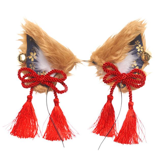 和柄カチューシャ 茶狐 909514 |  | 03