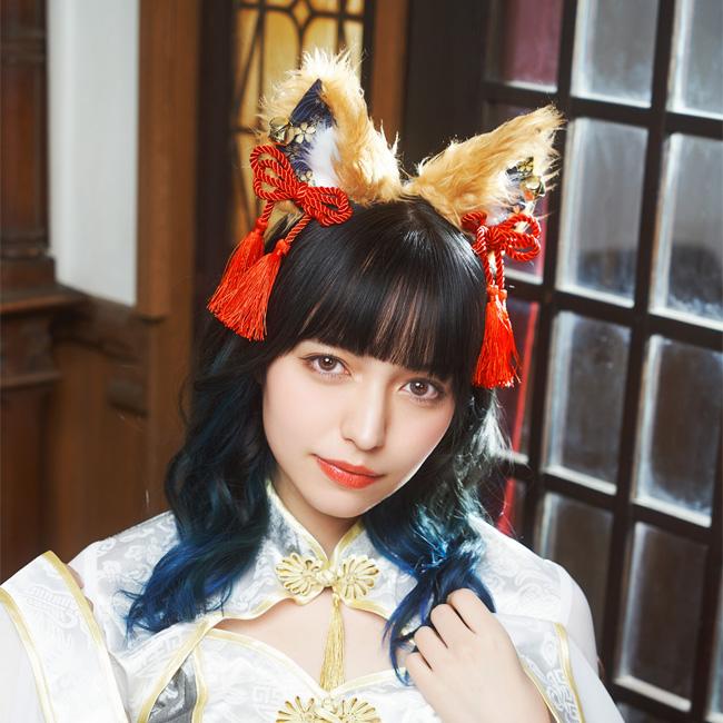 和柄カチューシャ 茶狐 909514 |  | 06