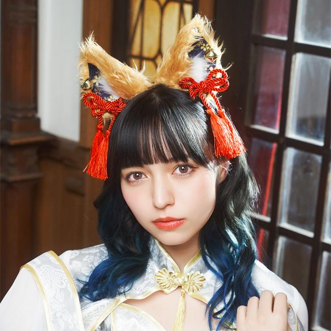 和柄カチューシャ 茶狐 909514 |  | 01