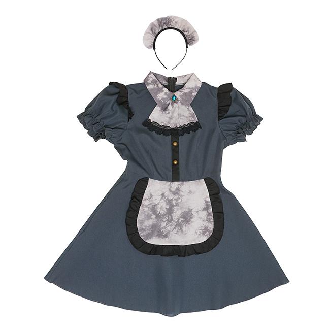 ハロウィンコスチューム キッズ ジュニア 女の子 COSCHU! アンティークメイド メイド服 コスプレ |  | 06