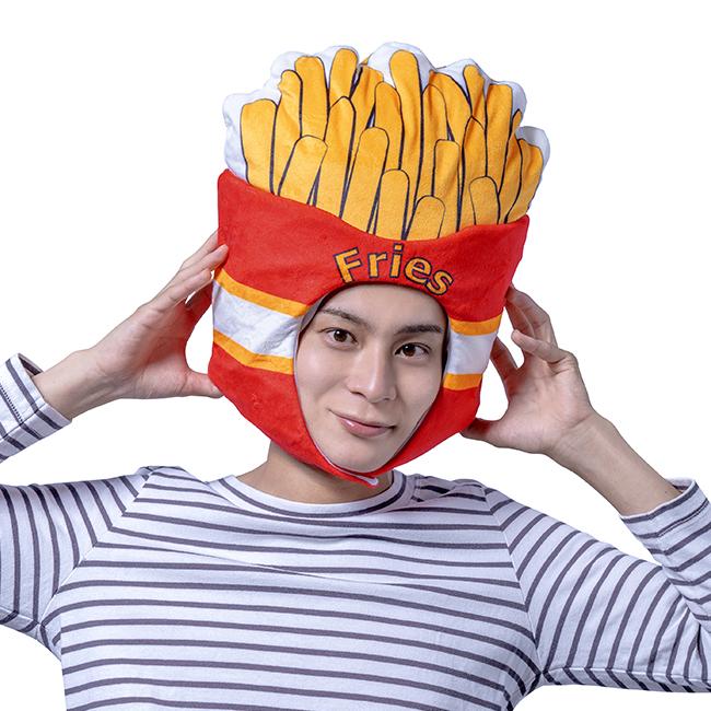 ハロウィンコスチューム かぶりもの かぶりもん フライドポテトかぶりもの 仮装 キッズ ジュニア 大人 簡単 コスプレ おもしろ仮装 |  | 03