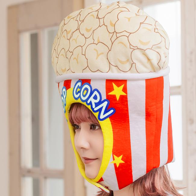 ハロウィンコスチューム かぶりもの かぶりもん ポップコーンかぶりもの 仮装 キッズ ジュニア 大人 簡単 コスプレ おもしろ仮装 |  | 02