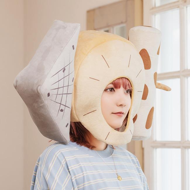 ハロウィンコスチューム かぶりもの かぶりもん おでんかぶりもの 仮装 キッズ ジュニア 大人 簡単 コスプレ おもしろ仮装 |  | 02