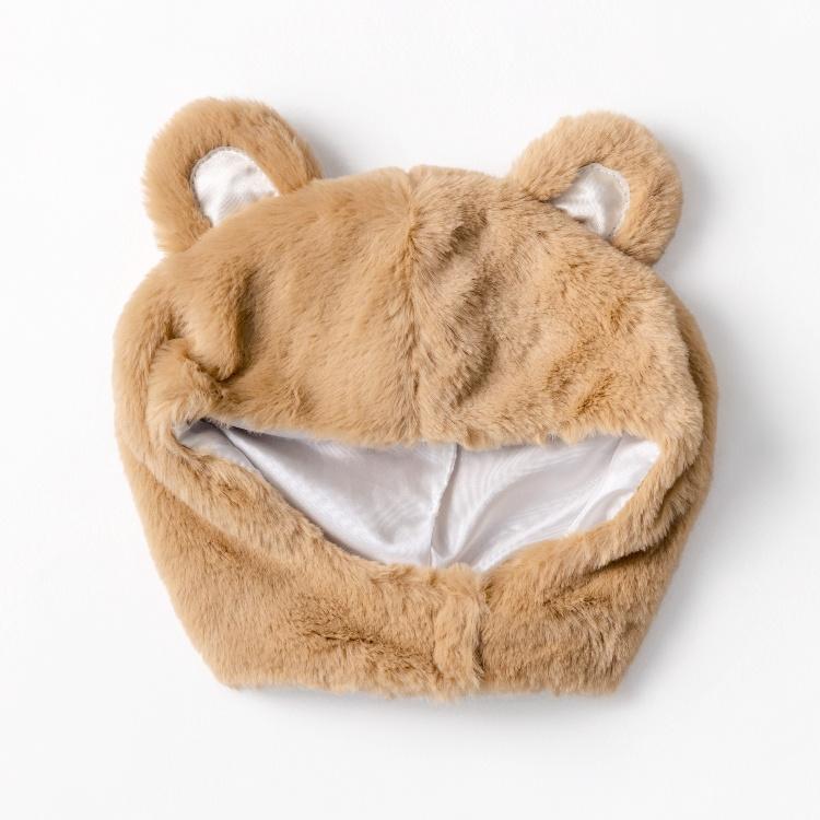 ハロウィン コスプレ くま かぶりもの 仮装グッズ もふもふくまたん 熊 ベージュ キッズ 子供 |  | 03