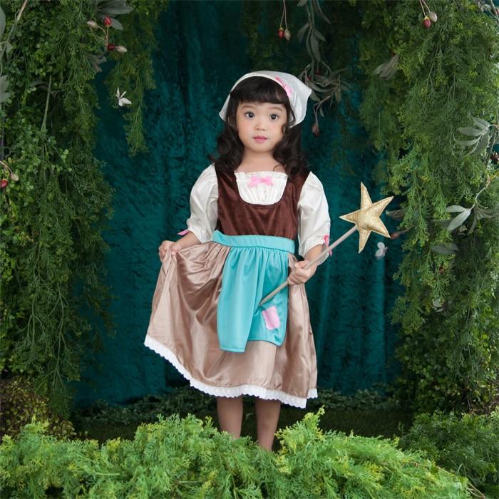 キッズ シンデレラ 120cm ドレス クリスマス 仮装 プリンセス お姫様 通販