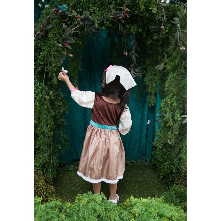 変身前のシンデレラ　ワンピースドレス/ハロウィン　仮装　子供　コスチューム　プリンセス　女の子　コスプレ　キッズ用プリンセスドレス |  | 03
