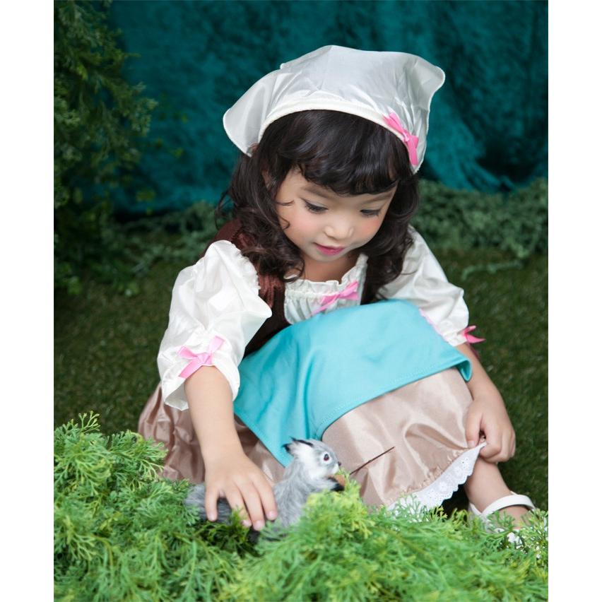 シンデレラ　コスチューム　キッズ 変身前のシンデレラ ワンピースドレス/ハロウィン 仮装 子供